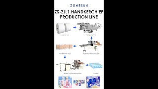 ZONESUN ZSZJL1 Facial Tissue Converting Line [upl. by Arahk]