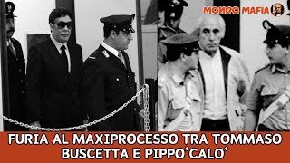 SCONTRO tra Tommaso Buscetta e Pippo Calò Maxiprocesso a Cosa Nostra [upl. by Hirasuna928]