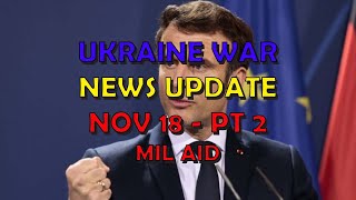 Ukraine War Update NEWS 20231118b Military Aid [upl. by Upton804]