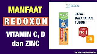 Manfaat Redoxon Vitamin C D amp Zinc Rasa Jeruk 105 Tablet [upl. by Noisla]