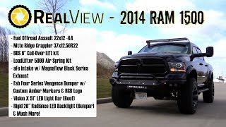 RealView  2014 Ram 1500 w 6quot BDS lift 22quot Fuel Assaults 37quot Nitto Ridge Grapplers amp More [upl. by Niwred]