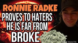 Ronnie Radke Shows his Bank Statement on Social Media to Haters fallinginreverse [upl. by Mehala845]