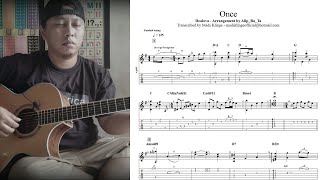 Alip Ba Ta  Once Dealova Fingerstyle Transcription [upl. by Artimid220]