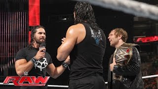 Dean Ambrose celebrates his WWE World Heavyweight Championship victory Raw June 20 2016 [upl. by Erdnua]