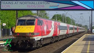 Trains at Northallerton ECML  19518 [upl. by Pan]