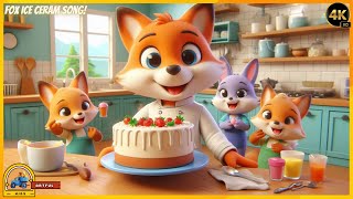 🦊 Fox Makes a Cake 🎂  Fun Baking Song for Kids 🎶🍰 [upl. by Selma]