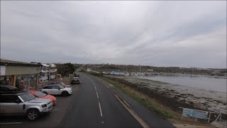 Southern Vectis Bus Cam  Route 8  Sandown Airport To Ryde Via Bembridge amp St Helens  kittikoko [upl. by Aikemat]