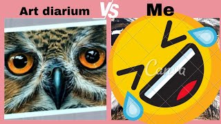 Art diarium VS Me ArtDiarium vs art artist shorts twinyart [upl. by Ajram155]