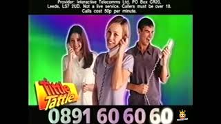 Chat Lines Tittle Tattle 0891 60 60 60 Advert 1990s 90s UK [upl. by Jardena871]