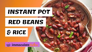 Instant Pot Red Beans and Rice [upl. by Nylahsoj]