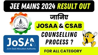 Jee Mains 2024  Complete JoSAA amp CSAB Counselling Process  Low Percentile  Float  Freeze [upl. by Oicram]