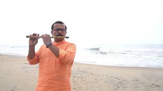 Swararaga Ganga Pravahame Flute ManojKumar [upl. by Aizirtap948]