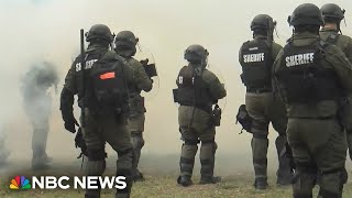 Police fire tear gas on University of Southern Florida protesters [upl. by Rodge]