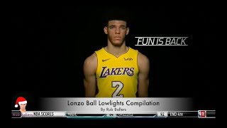 Lonzo Ball Top Lowlights from 2017 NBA season [upl. by Lander]