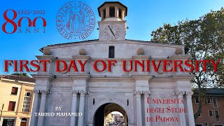 First Day at University  University of Padua [upl. by Ronal]