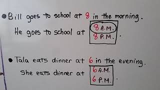 3rd Grade Math 102 AM and PM [upl. by Malley]