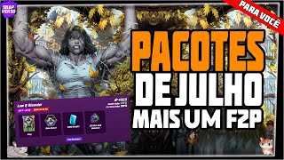 PACOTES DE OURO DECEPCIONANTES E SHEHULK FAZENDEIRA BUNDELS DE JULHO  MARVEL SNAP [upl. by Kayle]