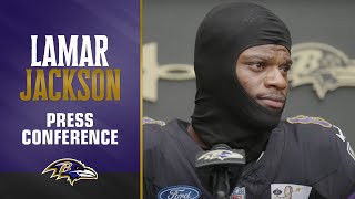 Lamar Jackson on Sunday’s ‘Darkness Falls’ Atmosphere  Baltimore Ravens [upl. by Mahon968]