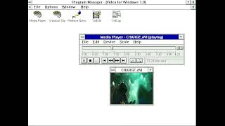 Windowed Video Playback on Windows for Workgroups 31 [upl. by Salas172]