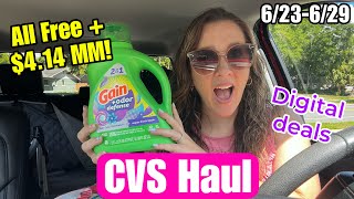 CVS Haul  All Free 414 MM Easy beginner deals this week 6232924 [upl. by Arimat836]