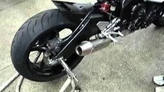 2006 YAMAHA YZFR6 TiForce exhaust sound [upl. by Frances]