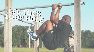 ACFT Leg Tuck Loop Hole [upl. by Patric606]