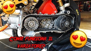 COME FUNZIONA IL VARIATORE🤔 TRASMISSIONE SCOOTER🚀 [upl. by Jehu]