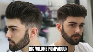 BIG VOLUME POMPADOUR  NEW BEST MENS HAIRSTYLE FOR 2023  TUTORIAL [upl. by Eisnyl161]