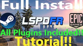 Full LSPDFR Tutorial For 2023  All Plugins Included  criminaljusticeyoutube [upl. by Shaper]