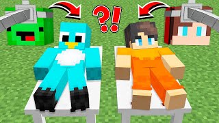 MILO and CHIP Swap Faces with JJ and MIKEY BECAME MAIZEN CHALLENGE in Minecraft [upl. by Hastie]