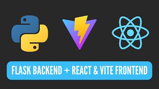 How to Create a Flask  React Project with Vite  Python Backend  React Frontend [upl. by Herb]