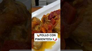 🇮🇹POLLO con PIMIENTOS🌶️🍗 chefroberta pollo food [upl. by Oswal]