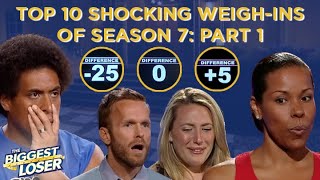 Top 10 Shocking WeighIns  Part 1  The Biggest Loser  Season 7 [upl. by Amias355]