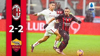 Kalulu and Pobegas goals not enough  AC Milan 22 Roma  Highlights Serie A [upl. by Stephannie]