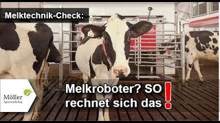 Automatisiertes Melken  Lely Melkroboter im Landwirtcom Bericht  Melkroboter Vergleich der Kosten [upl. by Simeon]