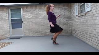 Loving You Foxtrot Line Dance 324 no tags demo by Karen Tripp [upl. by Enaxor]