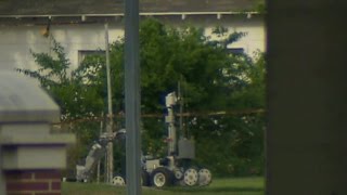 Dallas gunman killed by robot bomb [upl. by Lehte]