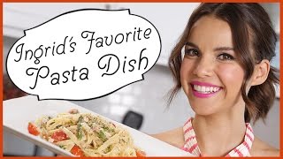 Ingrid Dishes  Favorite Tagliatelle Pasta Dish  Recipes from Missglamorazzi [upl. by Willmert]