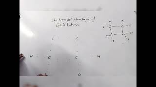 Electron dot structure of Cyclobutane  Lewis structure of Cyclobutane [upl. by Atilrak]