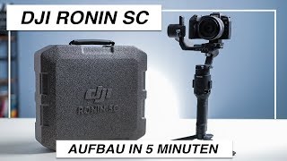 DJI Ronin SC einstellen [upl. by Eelak]