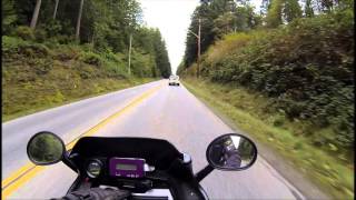 First electric motorcycle ride with the AC 20 motor 34 [upl. by Alleram]