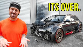 REBUILDING A WRECKED AUDI RS6 GT3 1 [upl. by Cocks]