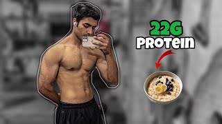 Easy High Protein Oats Meal for Muscle Building  22g Protein [upl. by Lemor434]