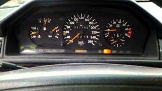 Mercedes Benz 400E 420E w124 93 drivingsound v8 [upl. by Greysun]