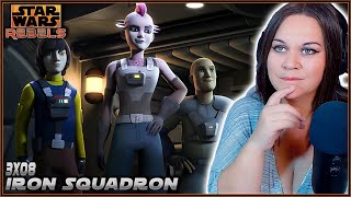 Star Wars Rebels REACTION 3X08 Iron Squadron FIRST TIME WATCHING [upl. by Christmann644]