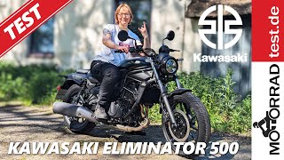 Kawasaki Eliminator 500  Test deutsch des neuen A2Cruisers von Kawasaki [upl. by Lexy]