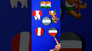 🪙🇮🇳🇮🇪🇵🇪🫡 Flag Drawing shorts drawing coin flag viralvideo monikadrawing [upl. by Bibeau798]