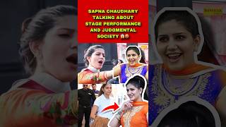 Sapna Chaudhary Talking 😱 About Stage Performance and Judgemental society 😡  sapnachoudhary [upl. by Ahsoik]