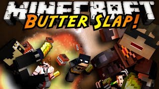 Minecraft MiniGame  BUTTER SLAP NEW SERVER IN DESCRIPTION [upl. by Haile996]