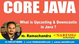 Core Java Tutorial  What is Upcasting amp Downcasting in Java   MrRamchander [upl. by Staffard225]